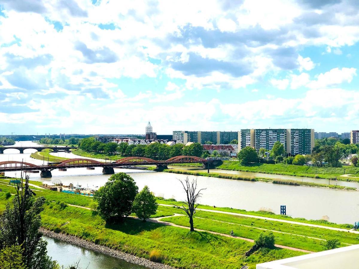 Apartament Z Tarasem I Widokiem Na Odre Breslau Exterior foto